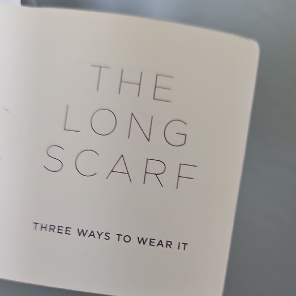 Loft NWT Feminine Whimsical Polka Dot Scarf With Fringe Hem 29 X 85 - Picture 3 of 8